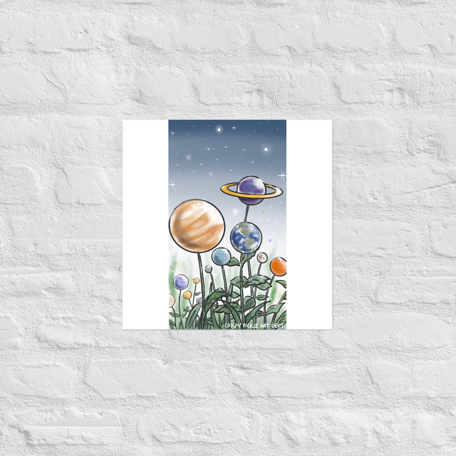 Plants And Planets - Poster