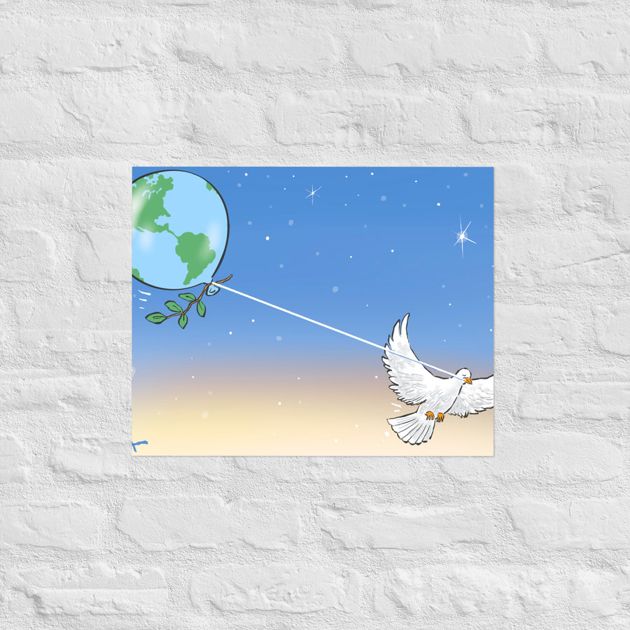 Peaceon Earth Landscape - Poster