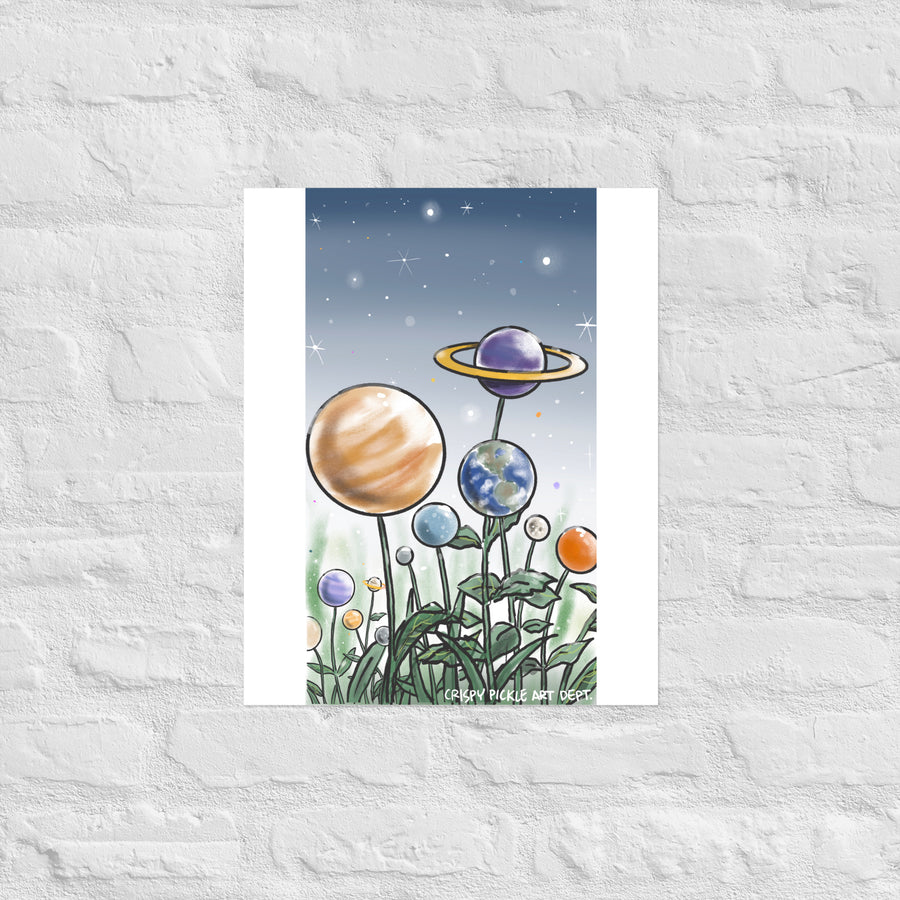 Plants And Planets - Poster