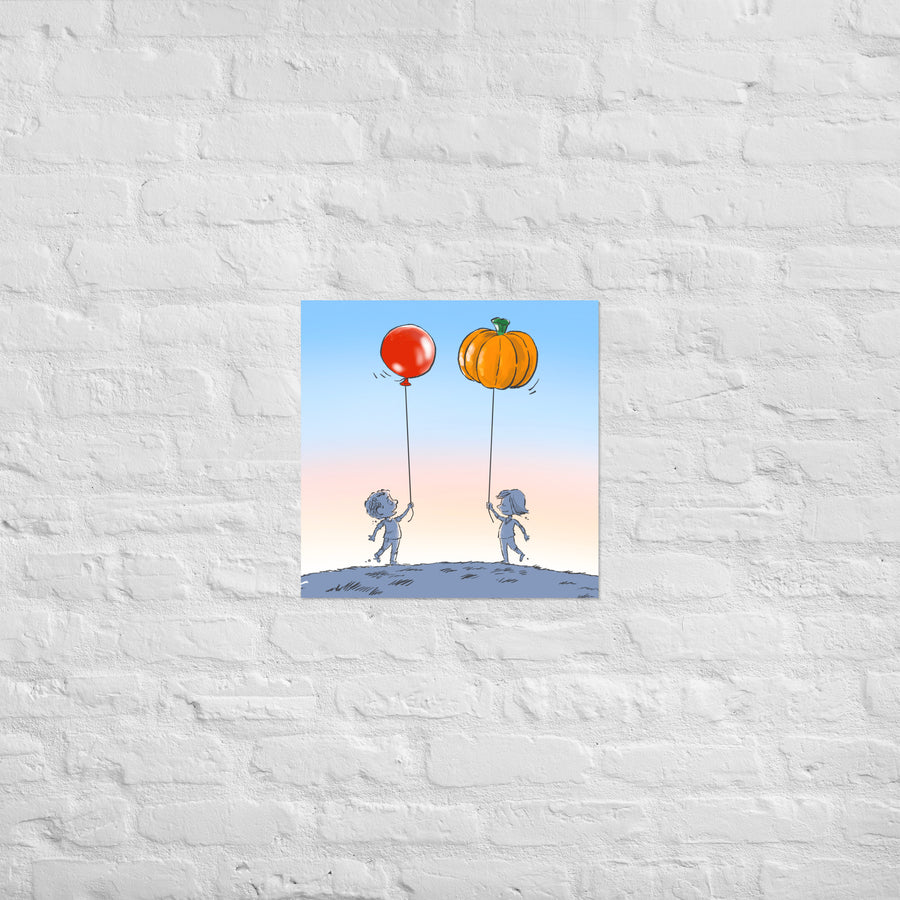 Floating Love Landscape - Poster