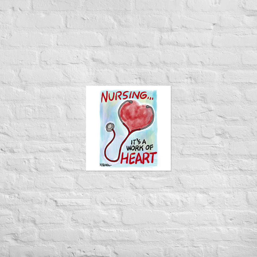 Nursing Heart - Poster