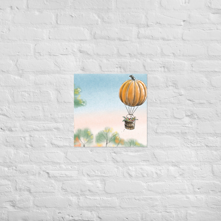 Pumkin Balloon - Poster