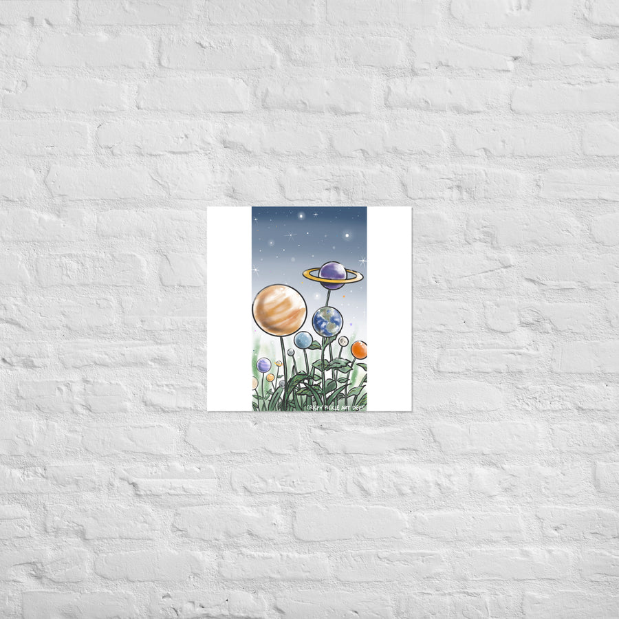 Plants And Planets - Poster