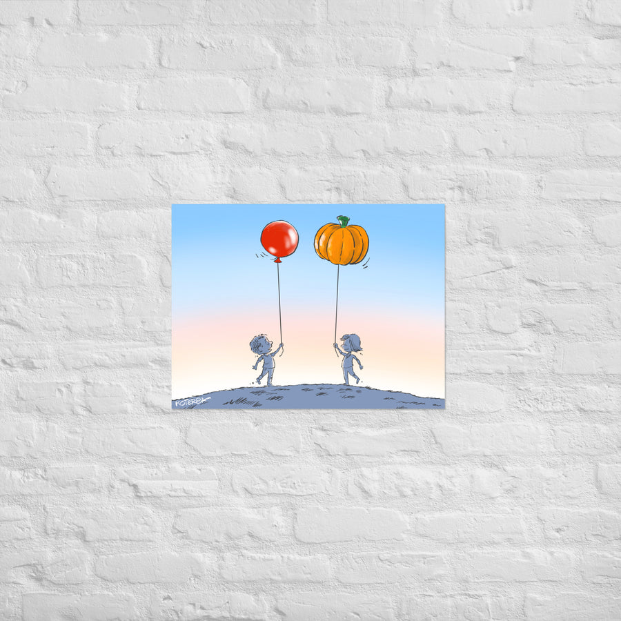 Floating Love Landscape - Poster