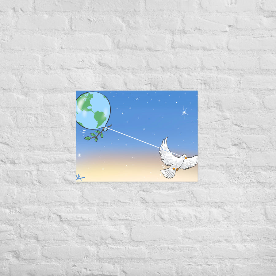 Peaceon Earth Landscape - Poster