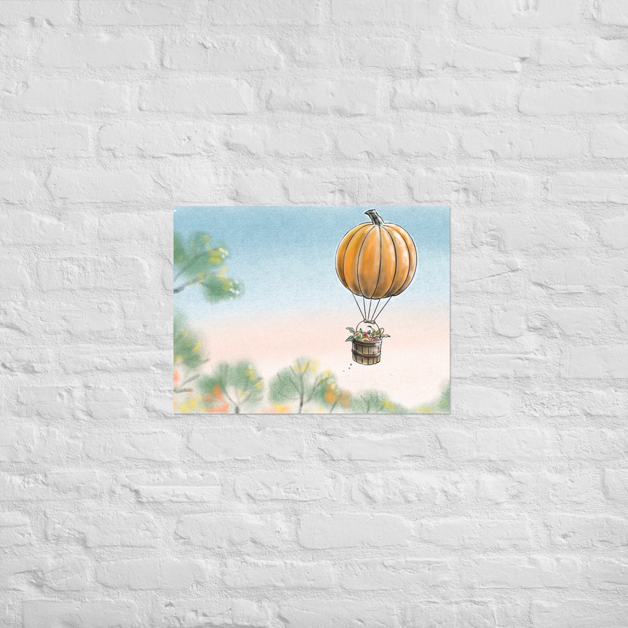 Pumkin Balloon - Poster