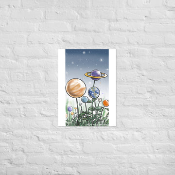 Plants And Planets - Poster