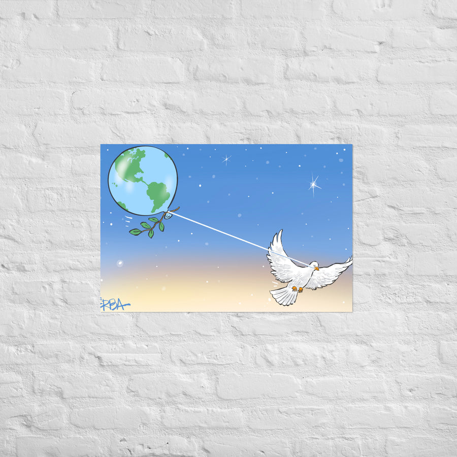 Peaceon Earth Landscape - Poster