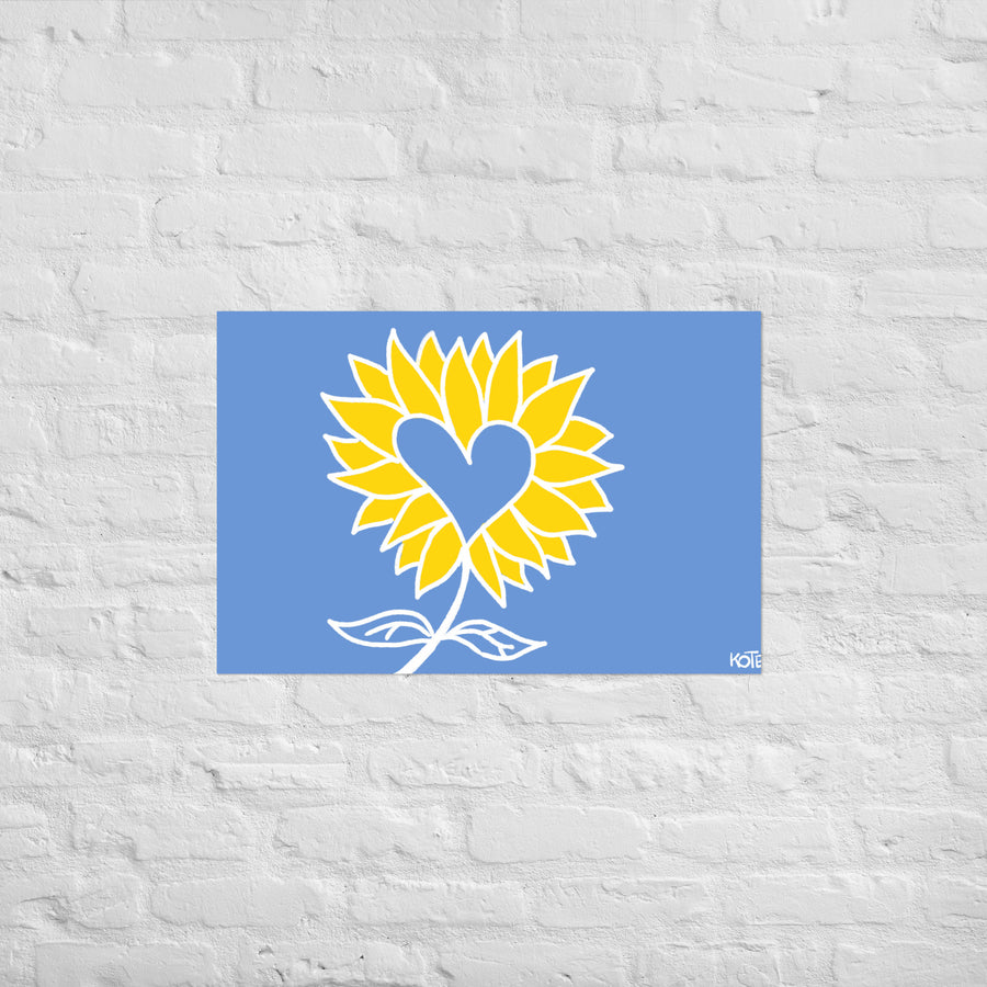 Ukraine Sunflower - Poster