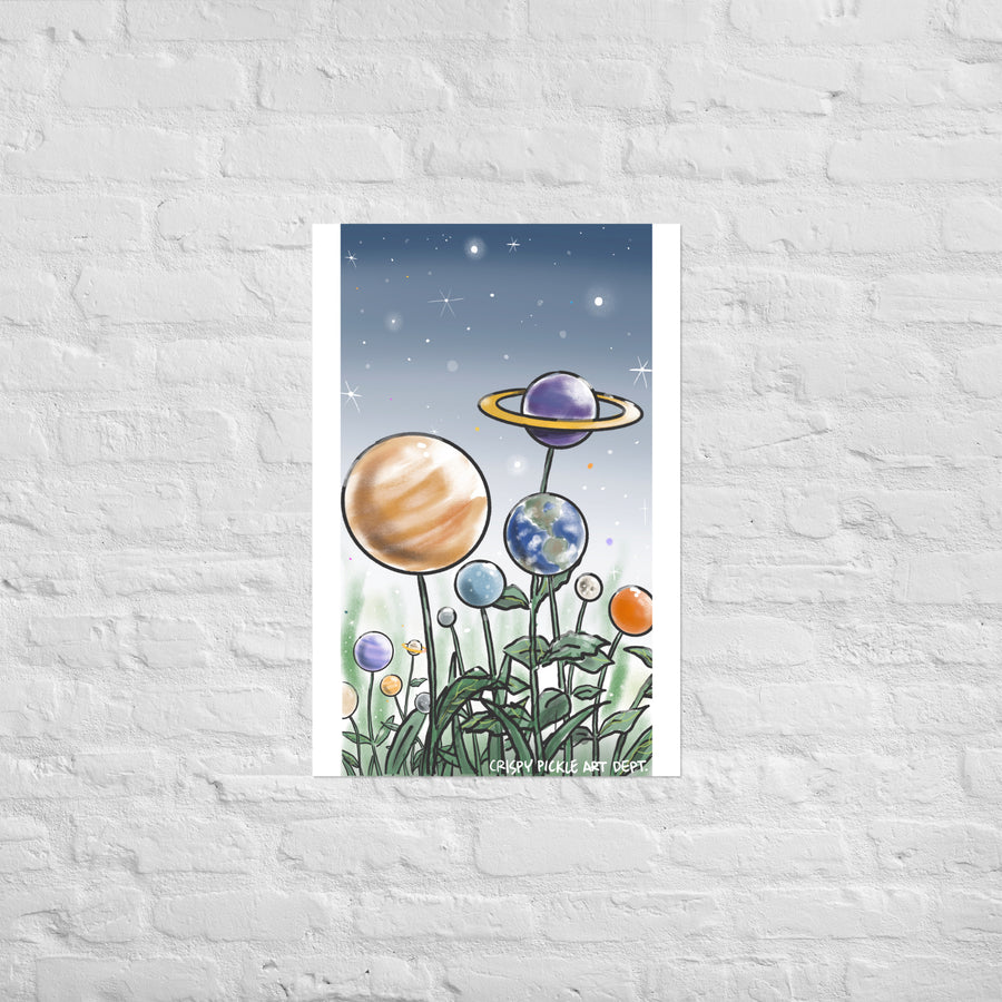 Plants And Planets - Poster