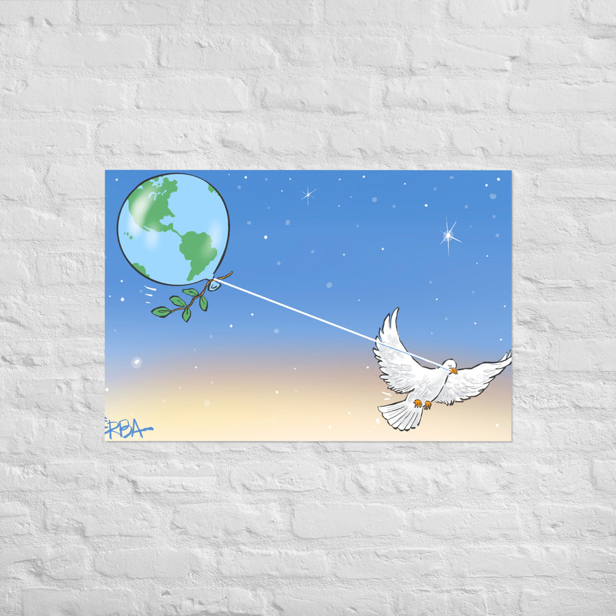 Peaceon Earth Landscape - Poster