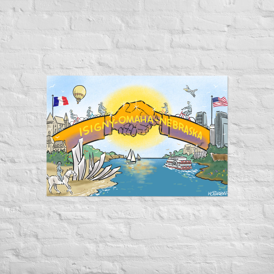 Omaha's Sister City in France - Poster