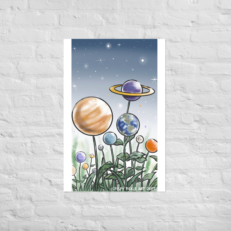 Plants And Planets - Poster