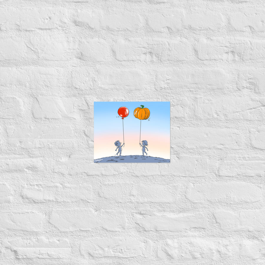 Floating Love Landscape - Poster