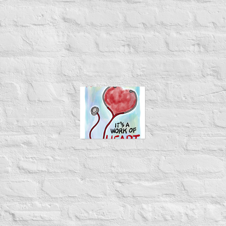 Nursing Heart - Poster