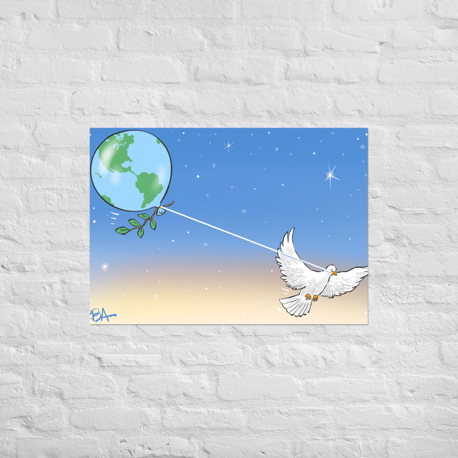 Peaceon Earth Landscape - Poster