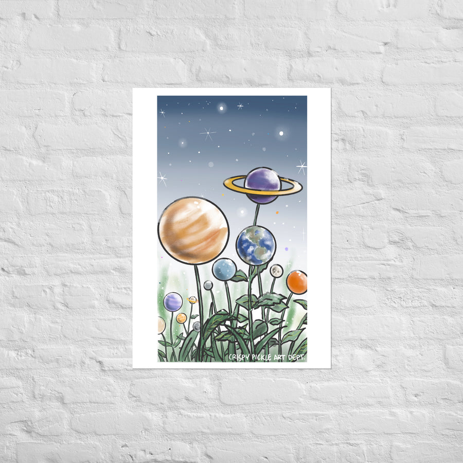 Plants And Planets - Poster