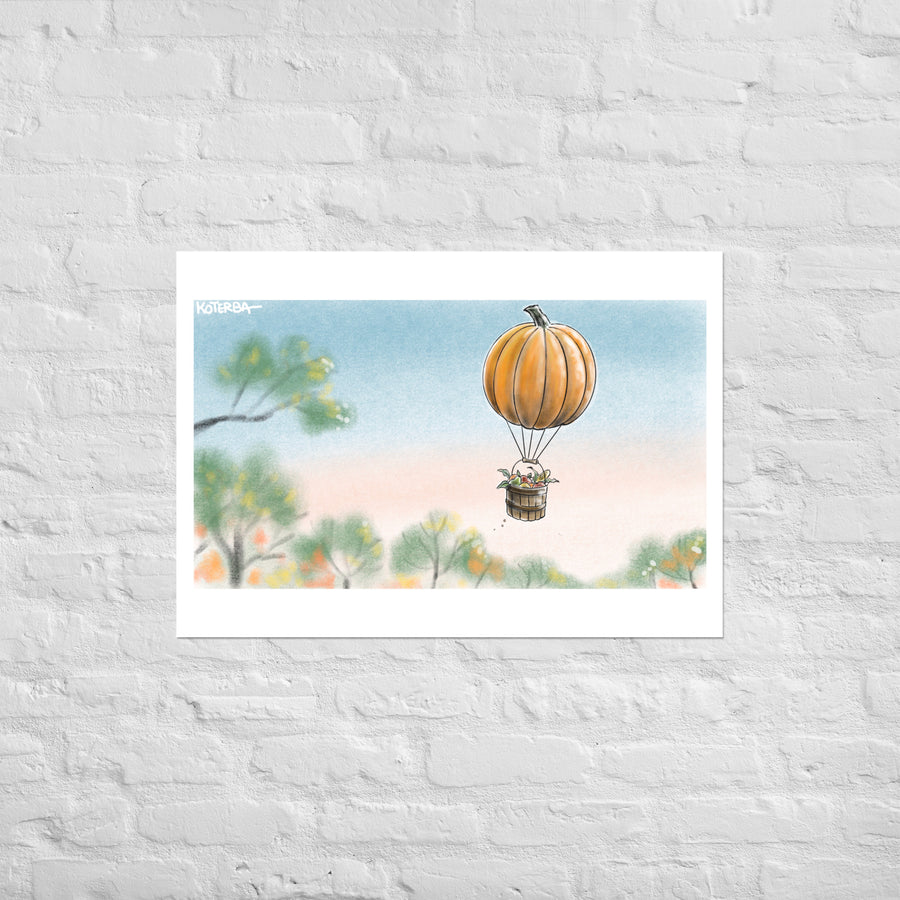 Pumkin Balloon - Poster