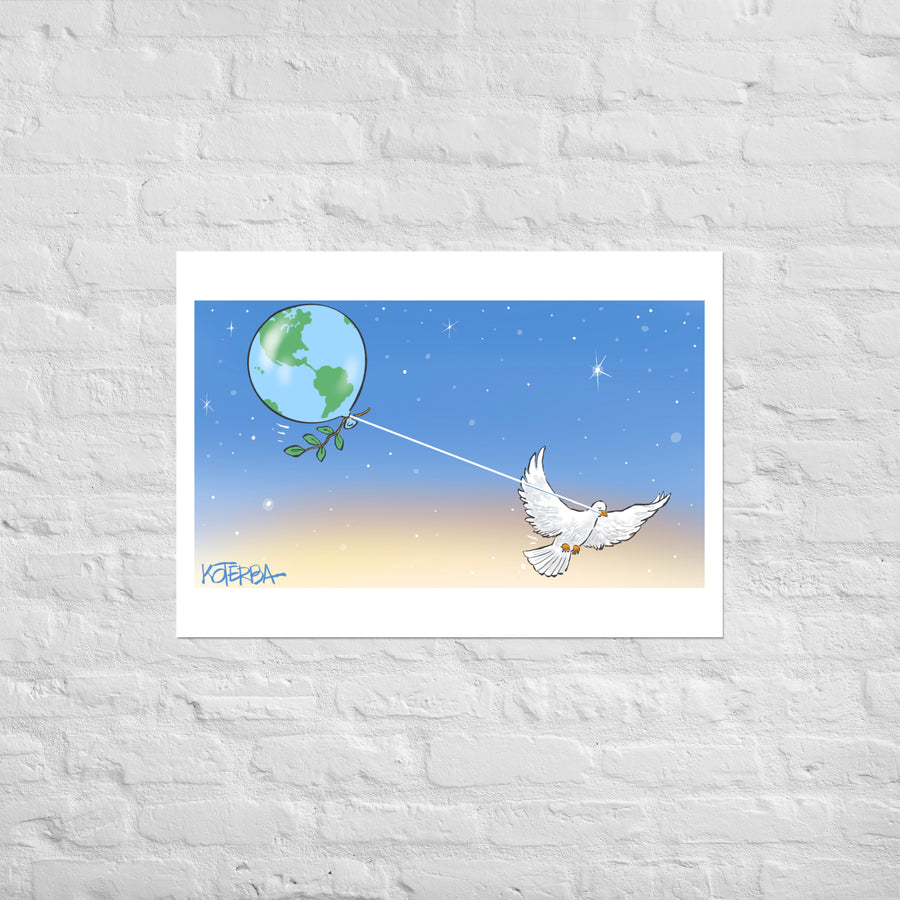 Peaceon Earth Landscape - Poster