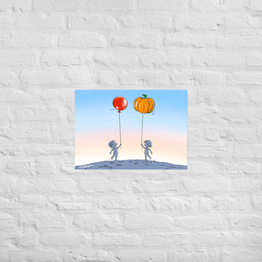 Floating Love Landscape - Poster