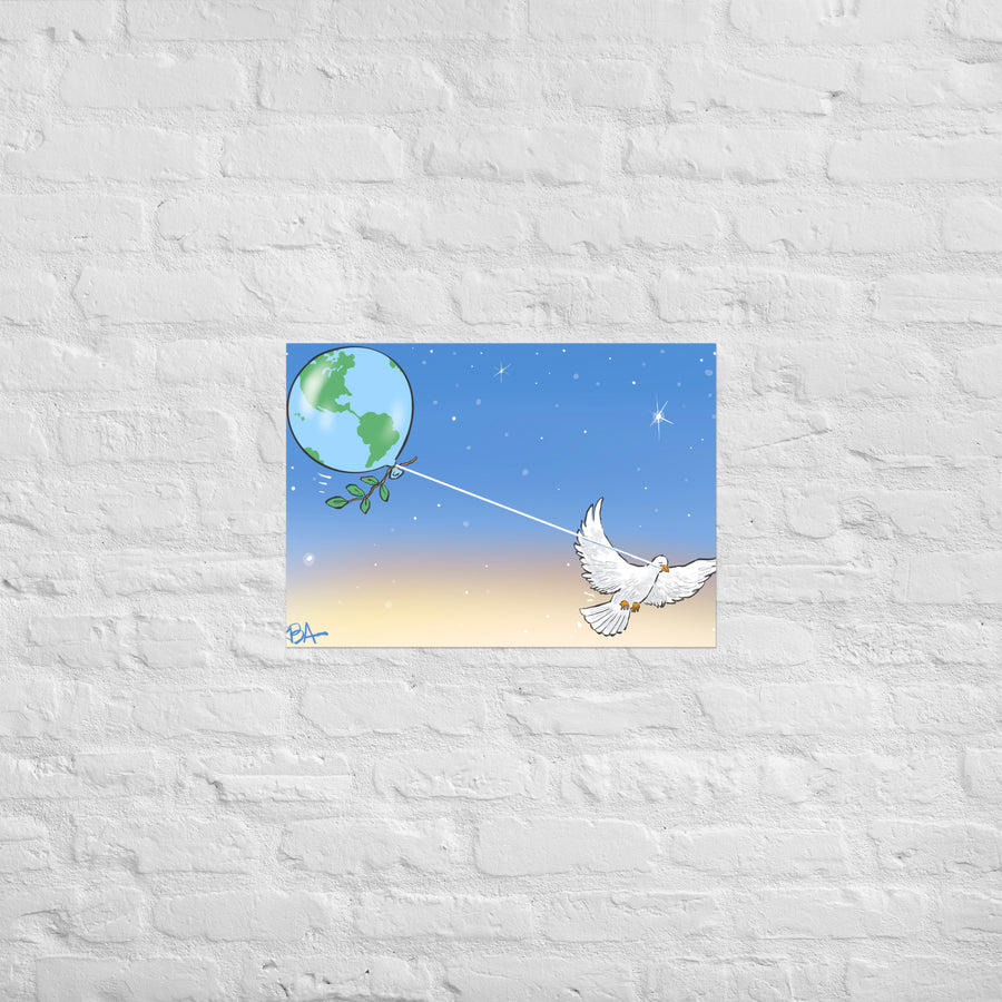 Peaceon Earth Landscape - Poster