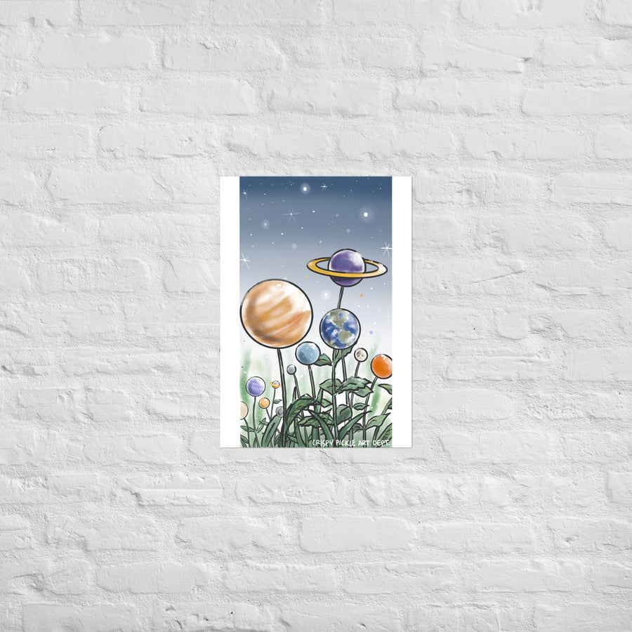 Plants And Planets - Poster