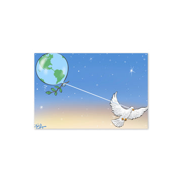 Peaceon Earth Landscape - Greeting Card