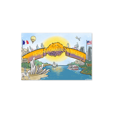 Omaha's Sister City in France - Greeting Card