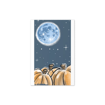 Blue Moon Autumn - Greeting Card