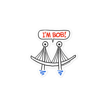 I'm Bob! - Bubble-Free Stickers