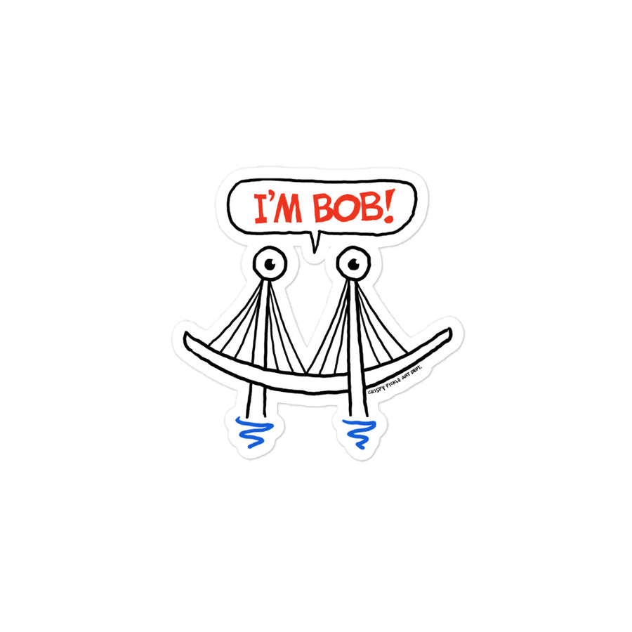 I'm Bob! - Bubble-Free Stickers