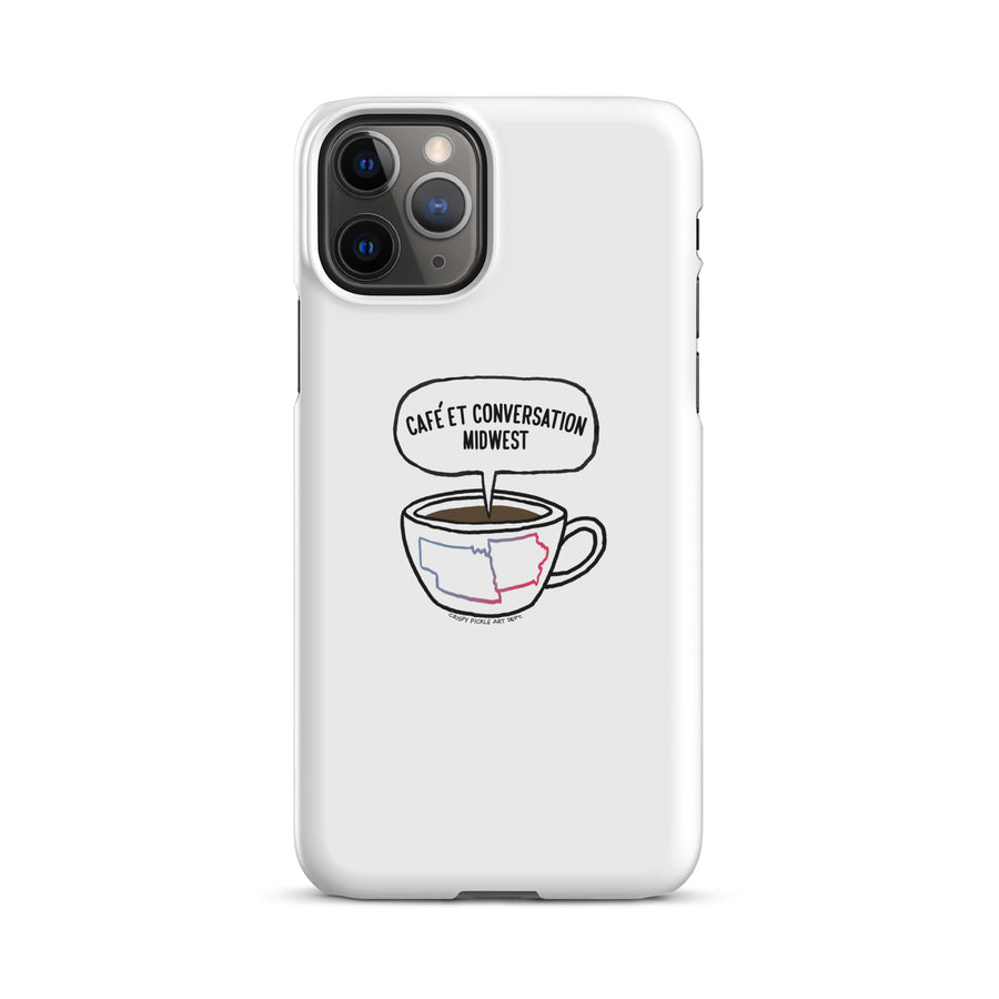 Café et Conversation - iPhone Case