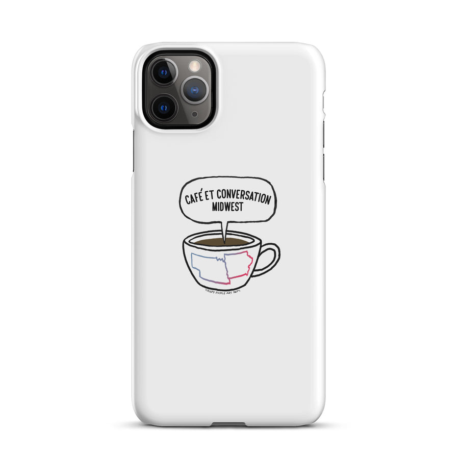 Café et Conversation - iPhone Case