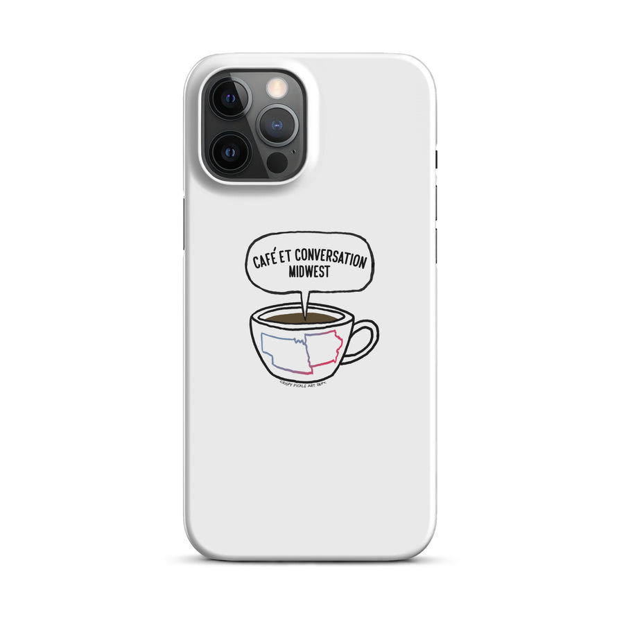 Café et Conversation - iPhone Case