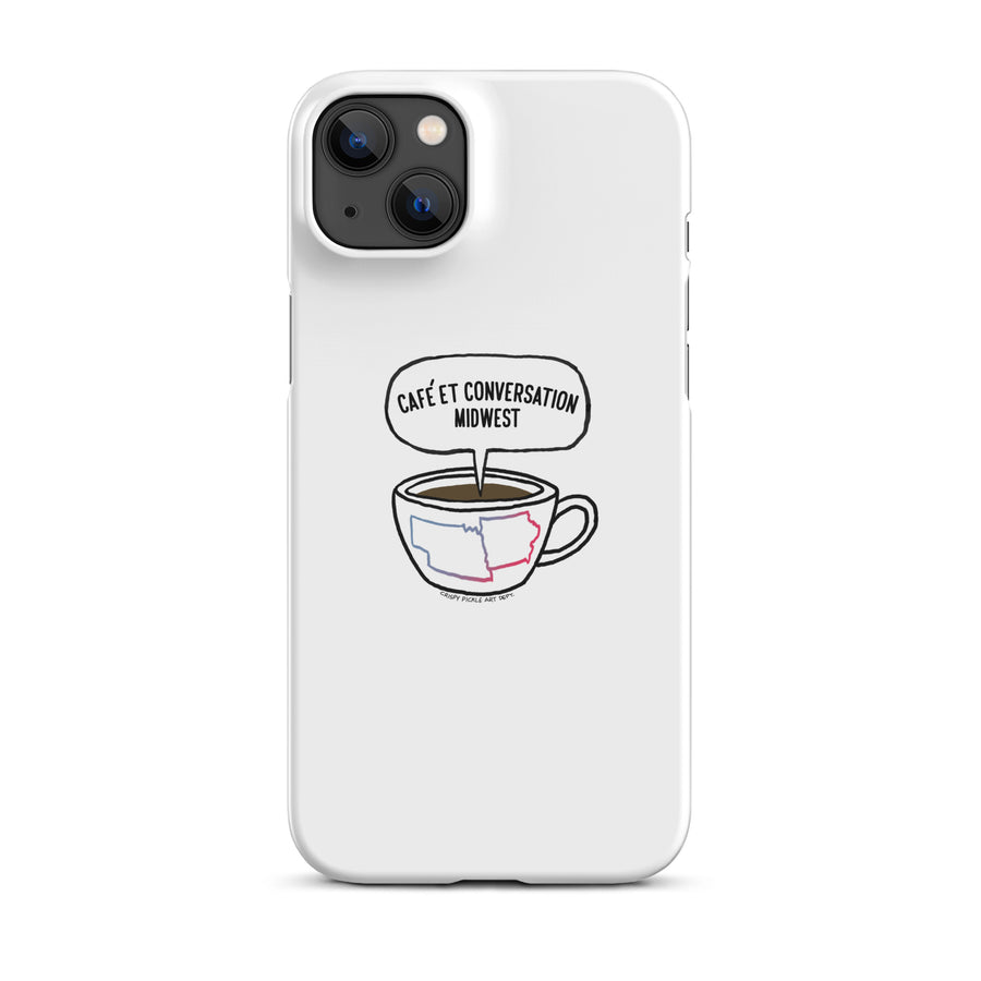 Café et Conversation - iPhone Case