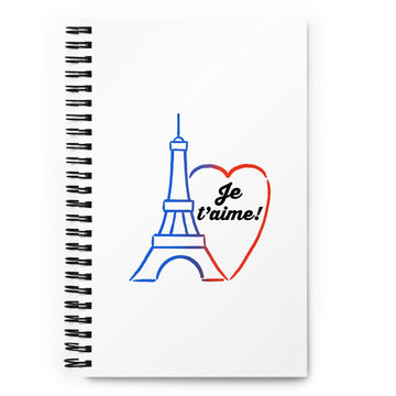 Eiffel in Love with Paris - Spiral Notebook