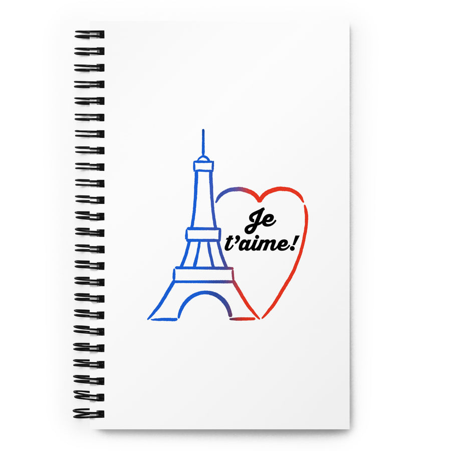 Eiffel in Love with Paris - Spiral Notebook