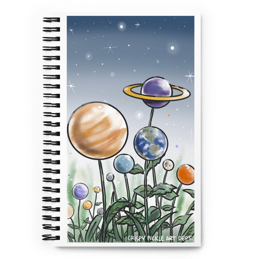 Plants And Planets - Spiral Notebook