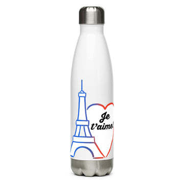 Eiffel in Love with Paris - Stainless Steel Water Bottle