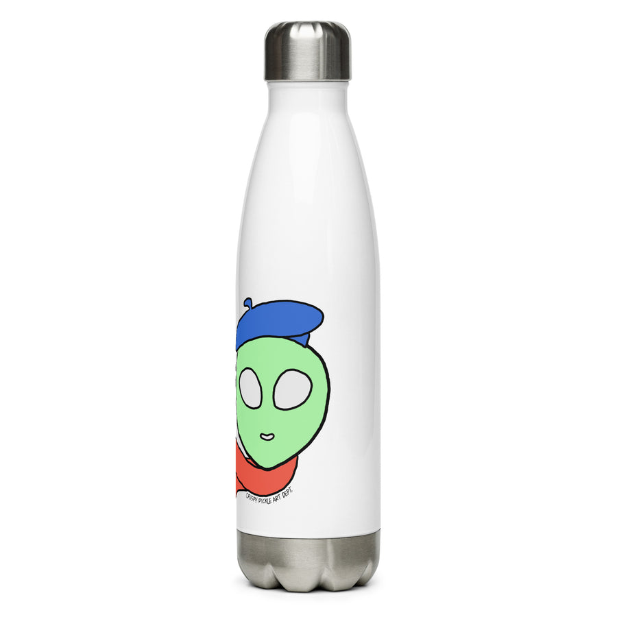 Parlez-Vous Français? Alien - Stainless Steel Water Bottle