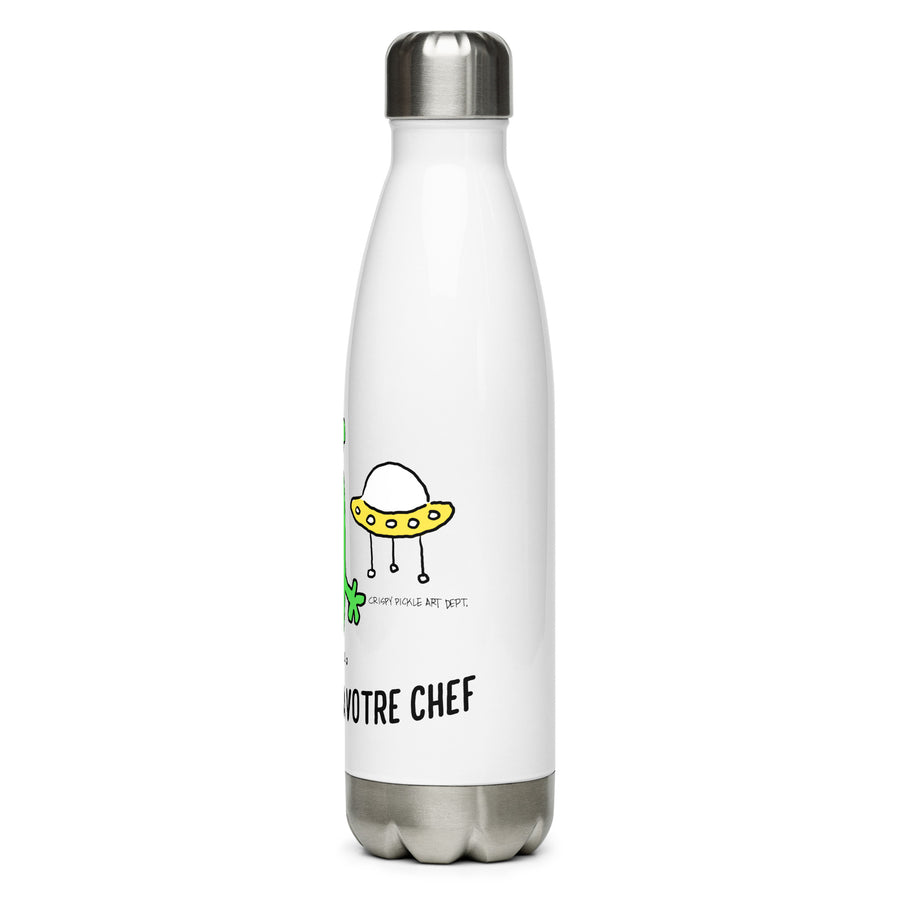 Emmenez Moi À Votre Chef Alien - Stainless Steel Water Bottle