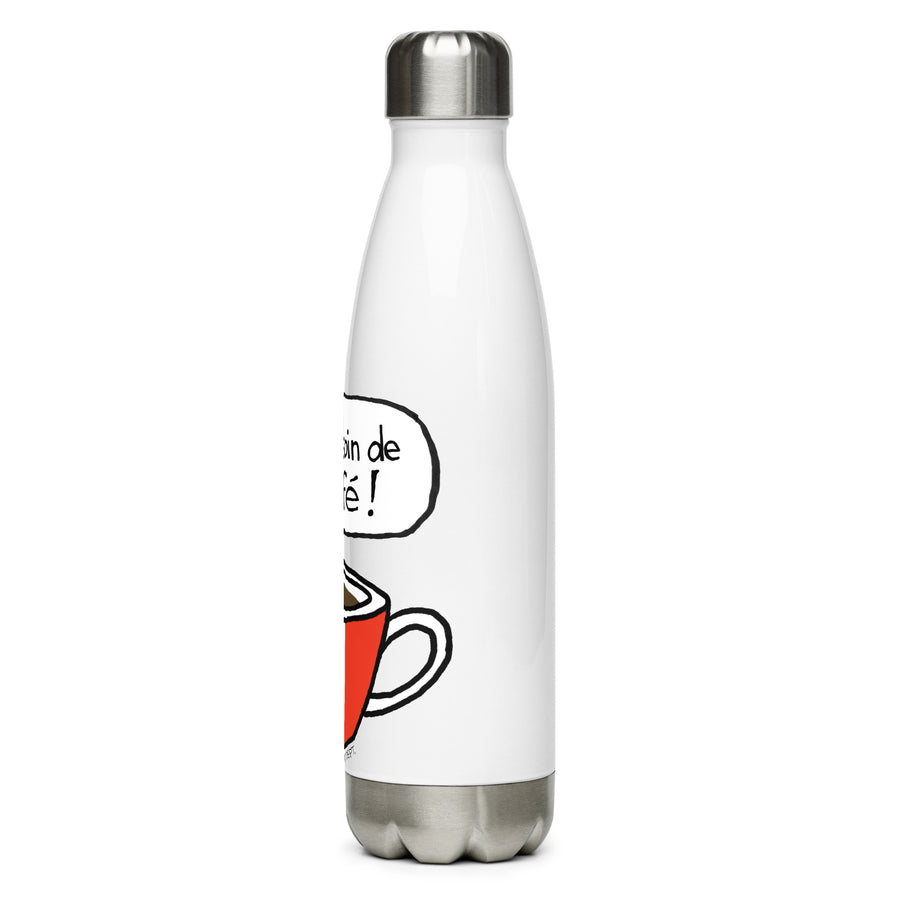 J'ai Besoin de Café! - Stainless Steel Water Bottle