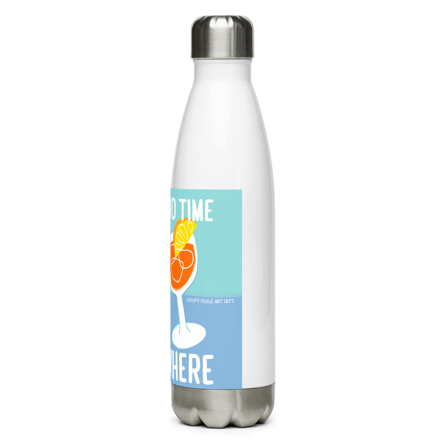 It's Aperotivo Time Somewhere - Stainless Steel Water Bottle