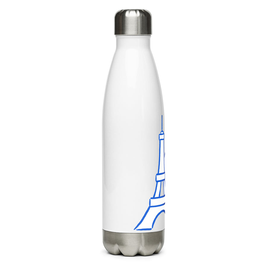 Eiffel in Love with Paris - Stainless Steel Water Bottle