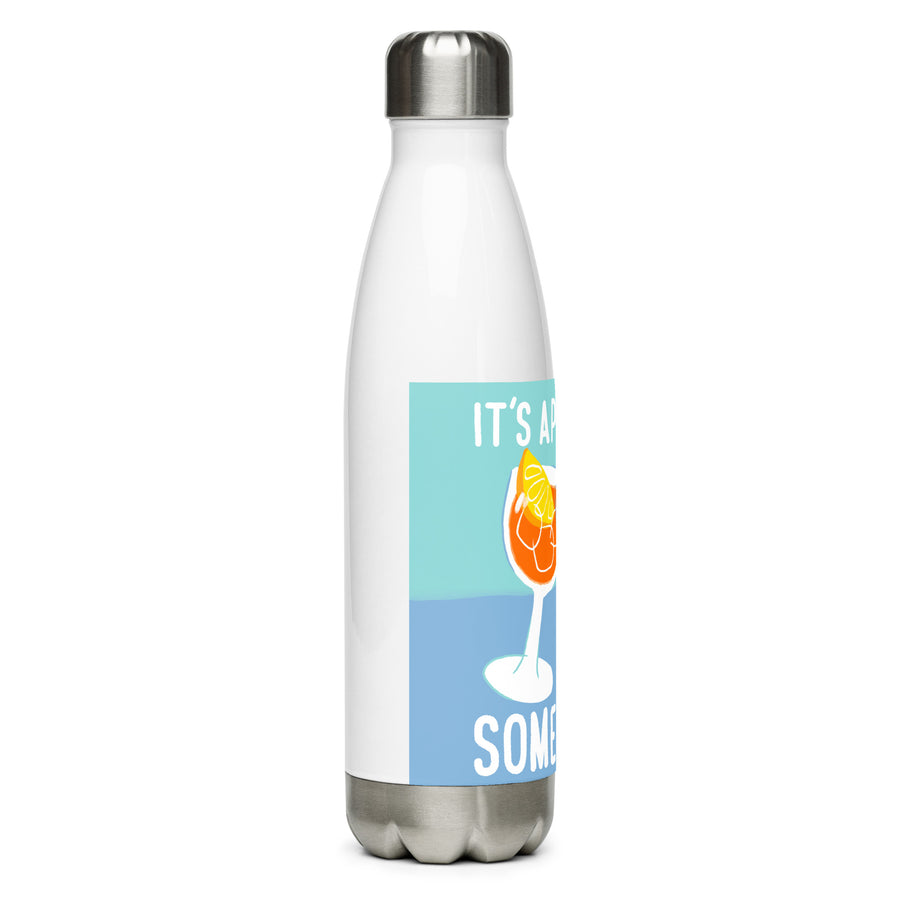 It's Aperotivo Time Somewhere - Stainless Steel Water Bottle