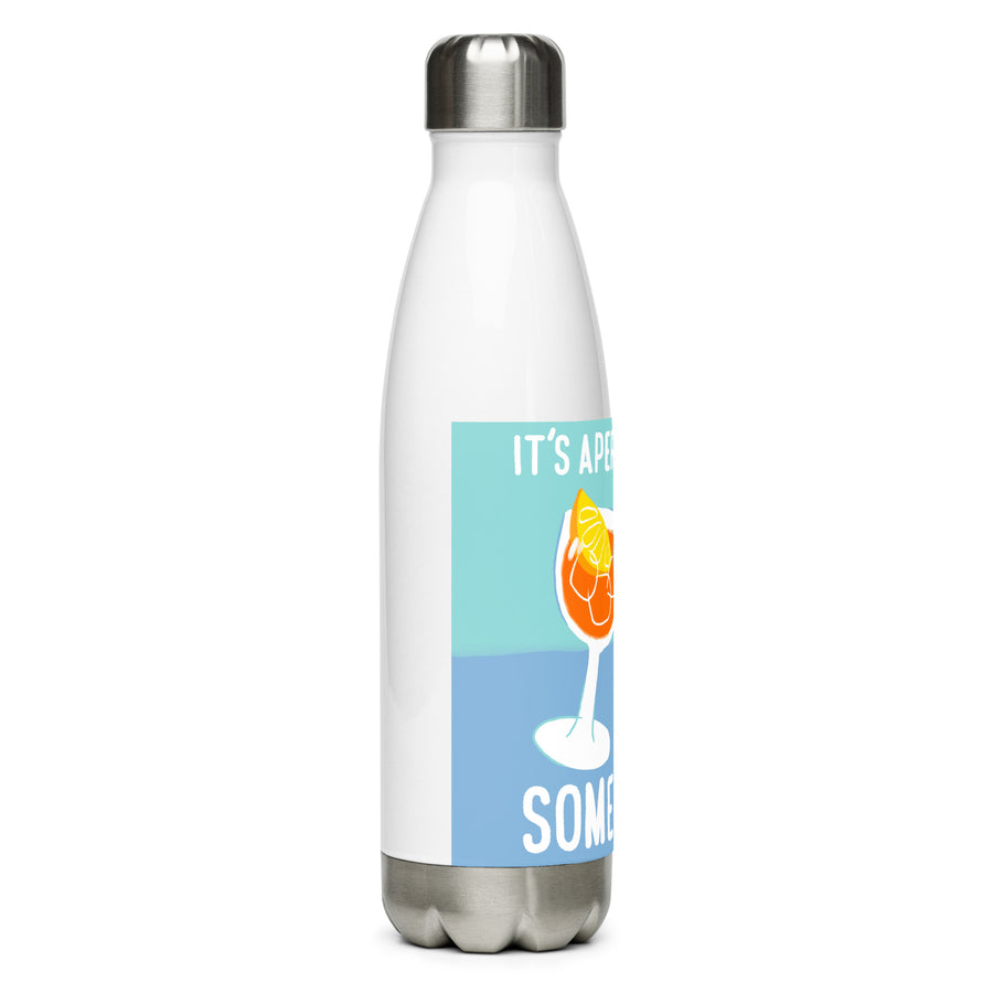 It's Aperotivo Time Somewhere - Stainless Steel Water Bottle