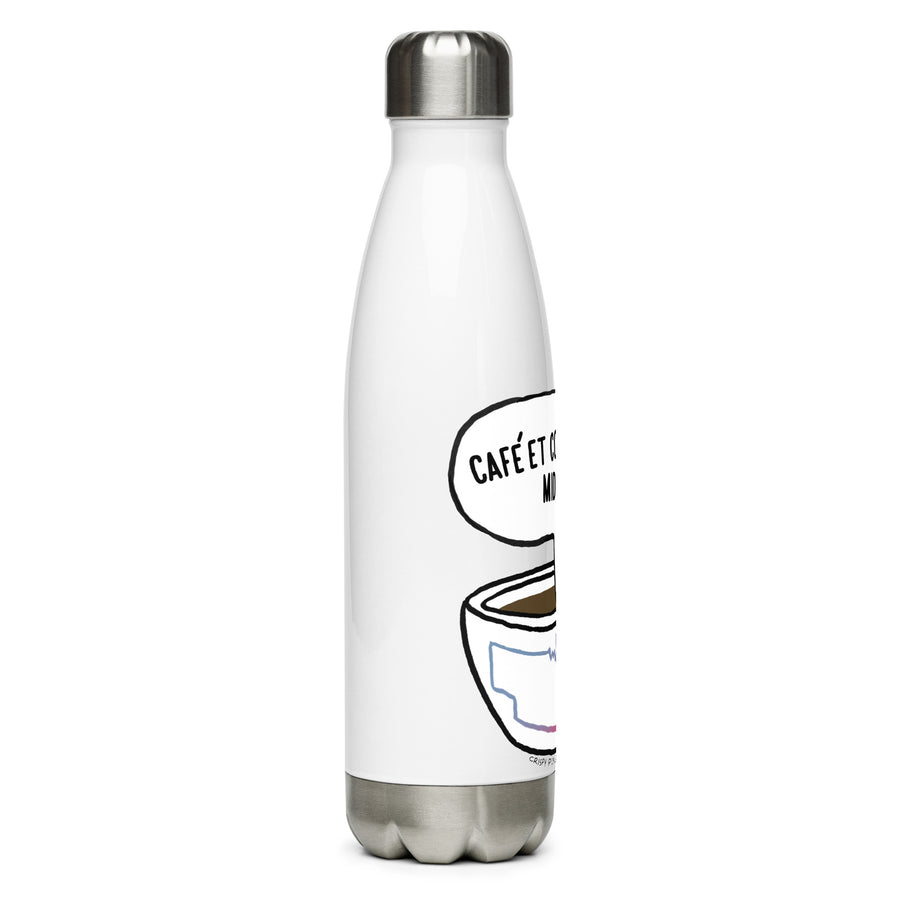 Café Et Conversation - Stainless Steel Water Bottle