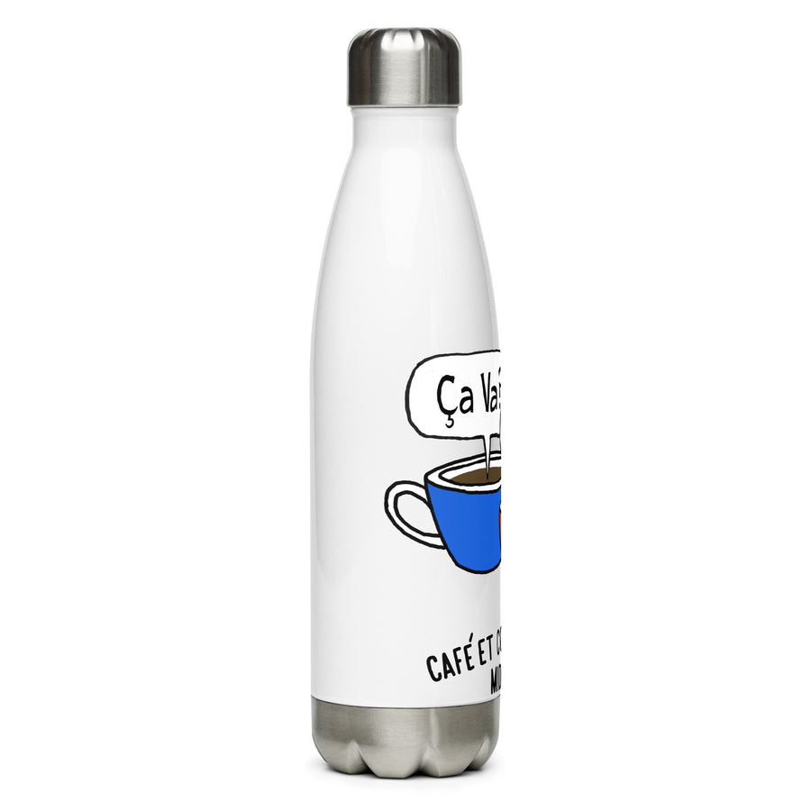 Café Et Conversation - Stainless Steel Water Bottle