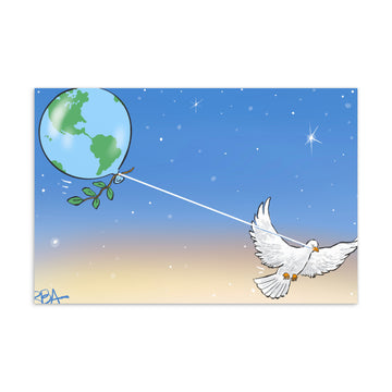 Peaceon Earth Landscape - Standard Postcard