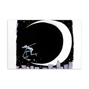 Skate The Moon - Standard Postcard